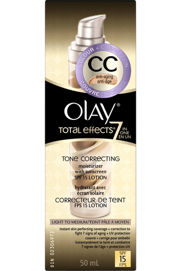 Olay CC Cream Total Effects Tone Correcting Moisturizer with Sunscreen