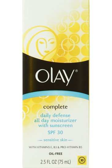 Olay Complete Daily Defense All Day Moisturizer With Sunscreen SPF30 Sensitive Skin